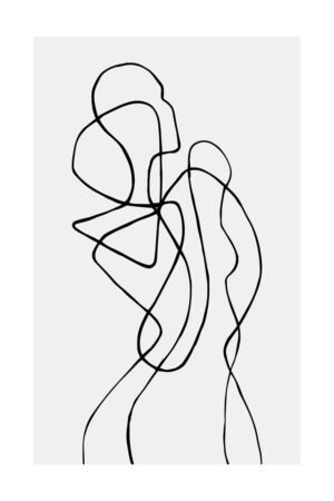 Imagen de diseño / Figurativo | MA601 | Lineal woman I