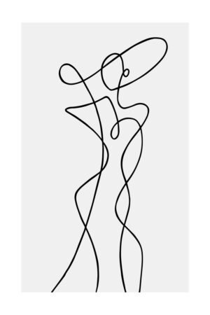 Imagen de diseño / Figurativo | MA603 | Lineal woman III