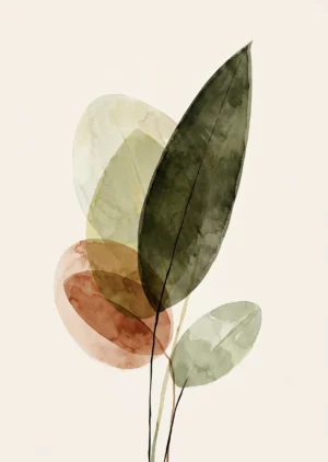 Imagen de diseño / Botánicas | MAG010 | Hojas I