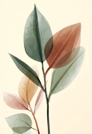 Imagen de diseño / Botánicas | MAG011 | Hojas II