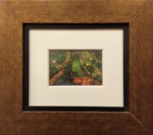 Hundertwasser | E hunTarj | Tarjeta enmarcada
