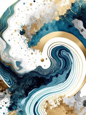Imagen de diseño / Abstracto | Blue Marble I | EAB114